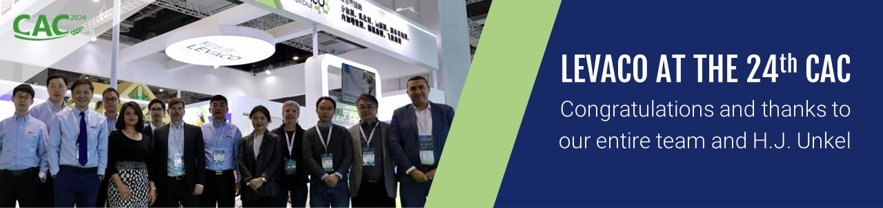 The team of LEVACO at the 24th CAC in Shanghai.