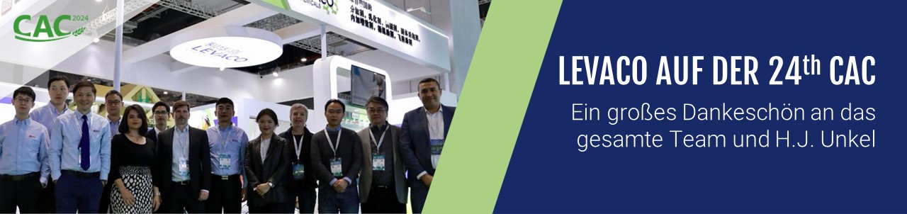Das LEVACO Team auf der 24. CAC in Shanghai.